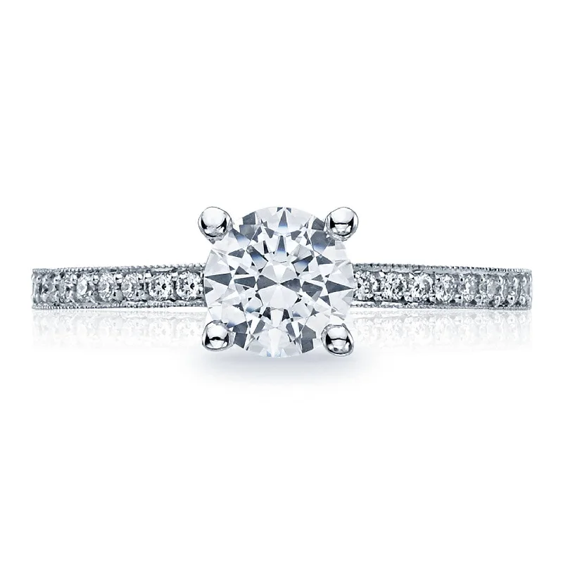 Art Deco - Style Diamond Rings with Geometric PatternsRound Solitaire Engagement Ring