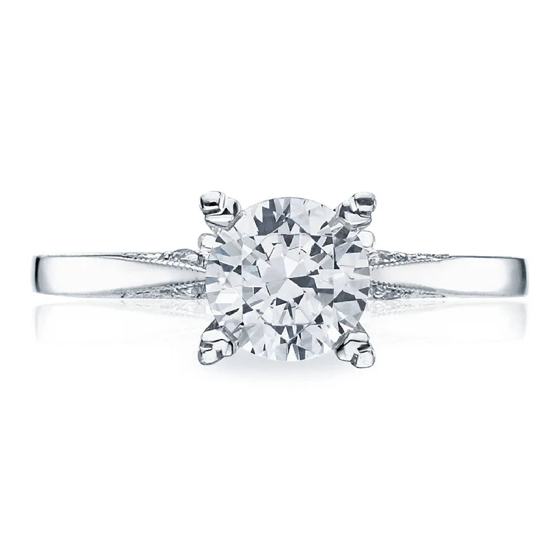 Diamond Rings with a Split - Shank Design for Added ComfortRound Solitaire Engagement Ring