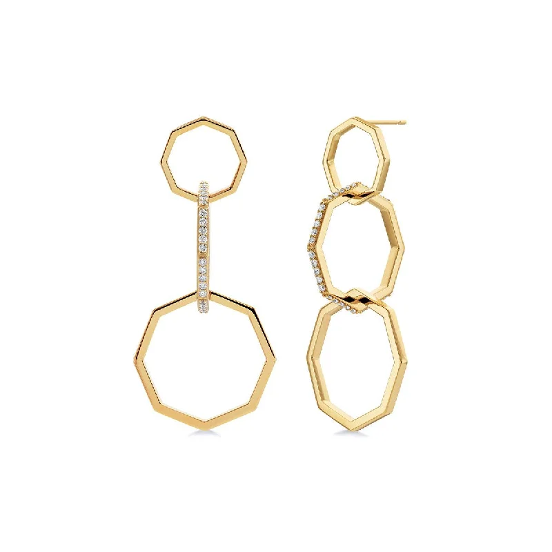 Octave Drop Earrings ER553-YG