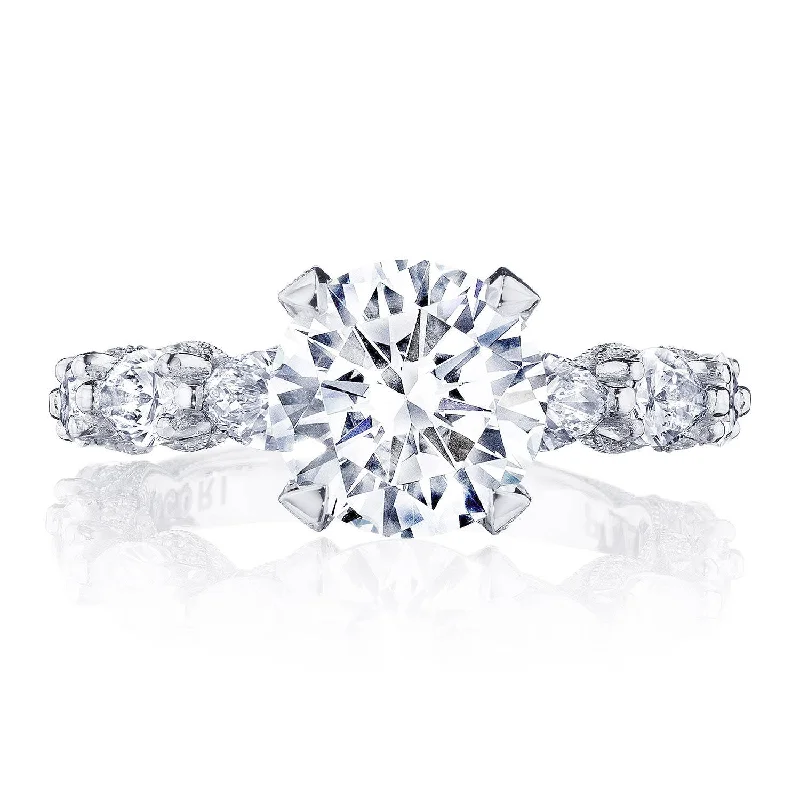 Art Deco - Style Diamond Rings with Geometric PatternsRound Solitaire Engagement Ring