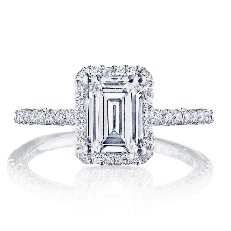 Custom - Designed Diamond Rings with Personalized EngravingsEmerald Bloom Engagement Ring