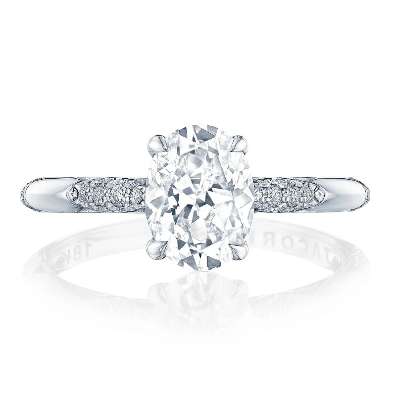 Three - Stone Diamond Rings with Princess - Cut DiamondsOval Solitaire Engagement Ring