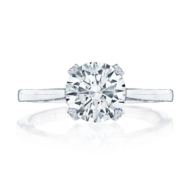 Art Deco - Style Diamond Rings with Geometric PatternsRound Solitaire Engagement Ring