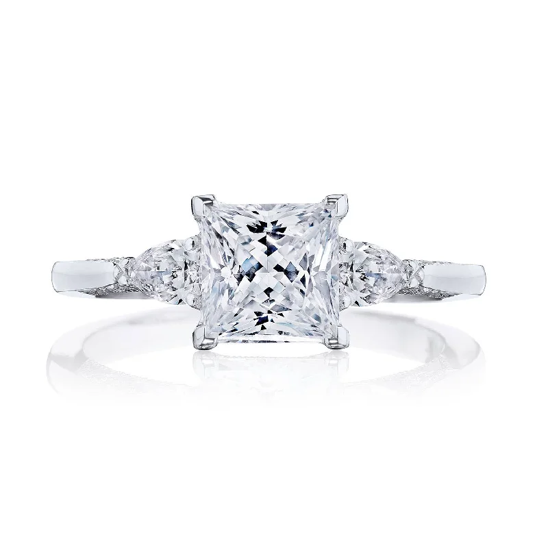 Estate Diamond Rings with a Rich Historical AestheticPrincess 3-Stone Engagement Ring