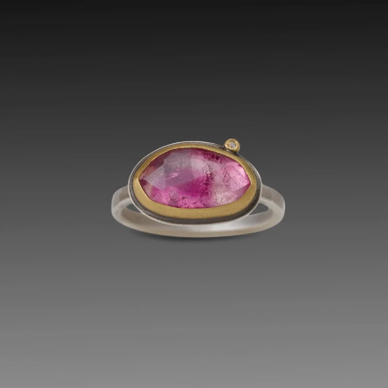 Jade Gemstone Rings with Intricate CarvingsPink Tourmaline Ring