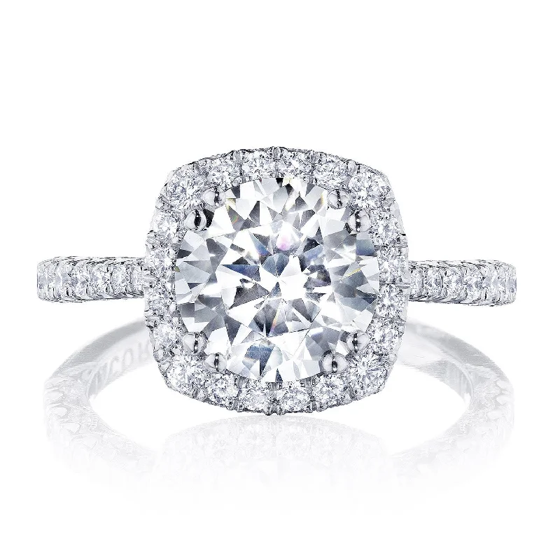 Estate Diamond Rings with a Rich Historical AestheticRound with Cushion Bloom Engagement Ring