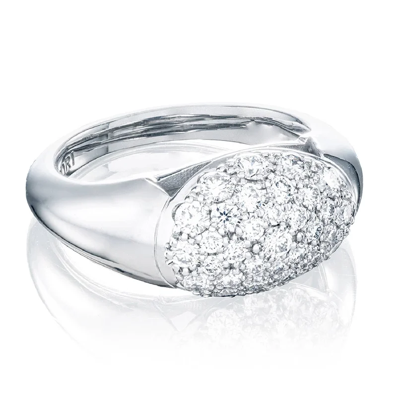 Custom - Designed Diamond Rings with Personalized Engravings360° Dome Ring