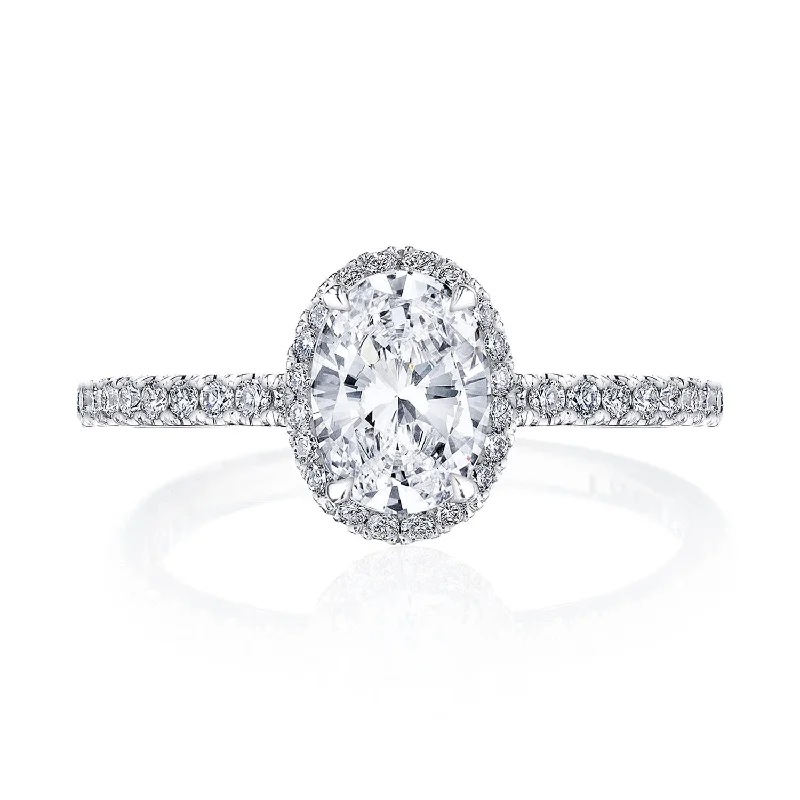 Estate Diamond Rings with a Rich Historical AestheticOval Bloom Engagement Ring