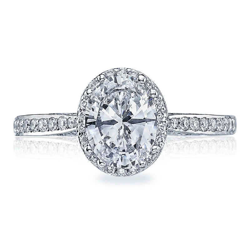 Custom - Designed Diamond Rings with Personalized EngravingsOval Bloom Engagement Ring