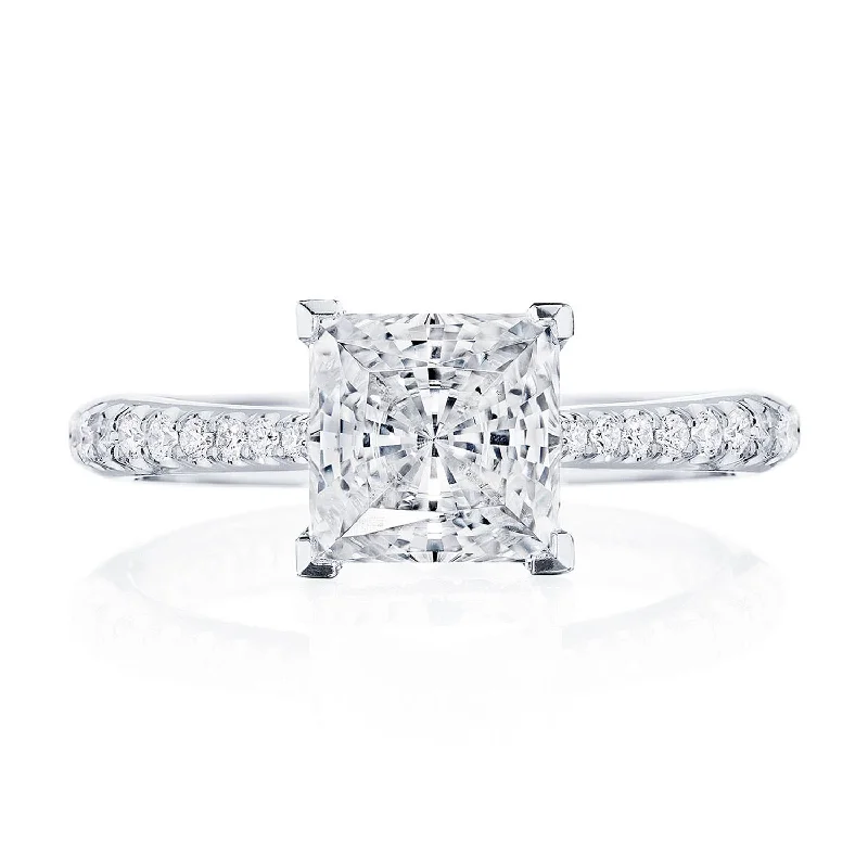 Diamond Rings with a Split - Shank Design for Added ComfortPrincess Solitaire Engagement Ring