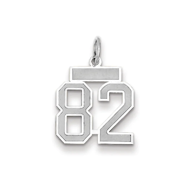 Bone - Carved Pendants with Tribal - Inspired SymbolsBone - Carved Pendants with Tribal - Inspired Symbols14k White Gold, Jersey Collection, Small Number 82 Pendant