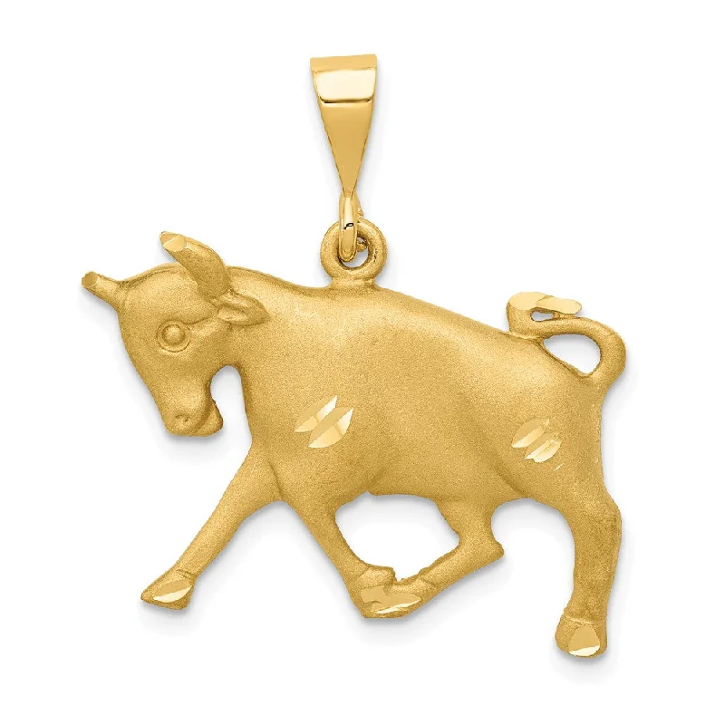 Turquoise - Inlaid Pendants with Southwest - Style Geometric PatternsTurquoise - Inlaid Pendants with Southwest - Style Geometric Patterns14k Yellow Gold Large Taurus the Bull Zodiac Pendant