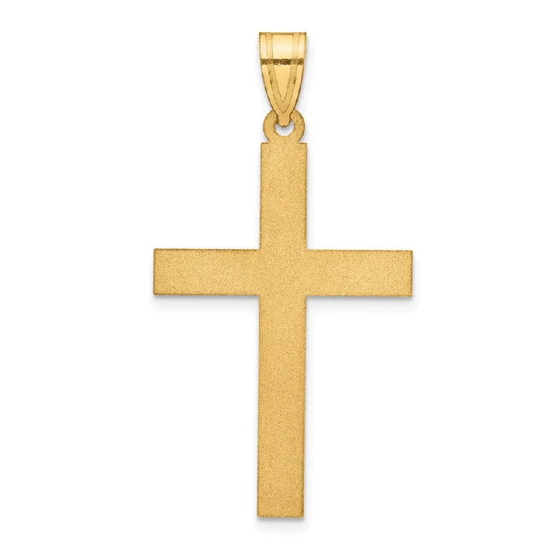 Amber Pendants with Fossilized Insect InclusionsAmber Pendants with Fossilized Insect Inclusions14k Yellow Gold Satin Latin Cross Pendant, 33mm