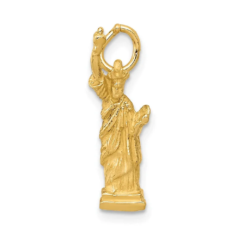 Jade - Carved Pendants in the Form of a Buddha StatueJade - Carved Pendants in the Form of a Buddha Statue14k Yellow Gold Statue of Liberty 3D Charm