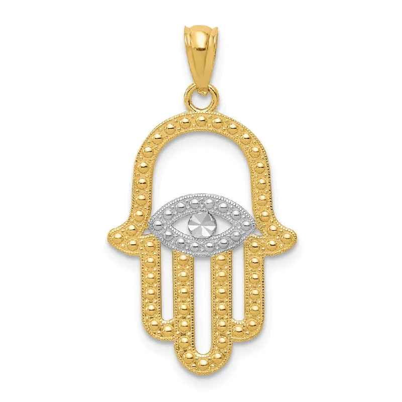 Jade - Carved Pendants in the Form of a Buddha StatueJade - Carved Pendants in the Form of a Buddha Statue14k Yellow Gold & White Rhodium Plated Hand of God Pendant, 17 x 29mm