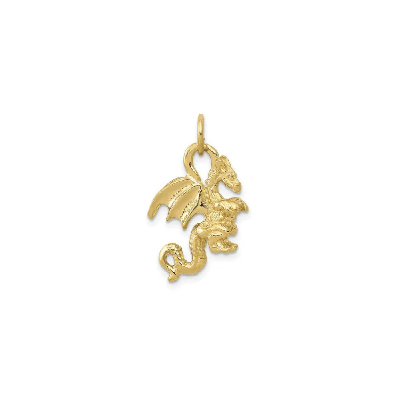 Resin Pendants with Encapsulated Butterfly WingsResin Pendants with Encapsulated Butterfly Wings3D Winged Dragon Charm (14K)