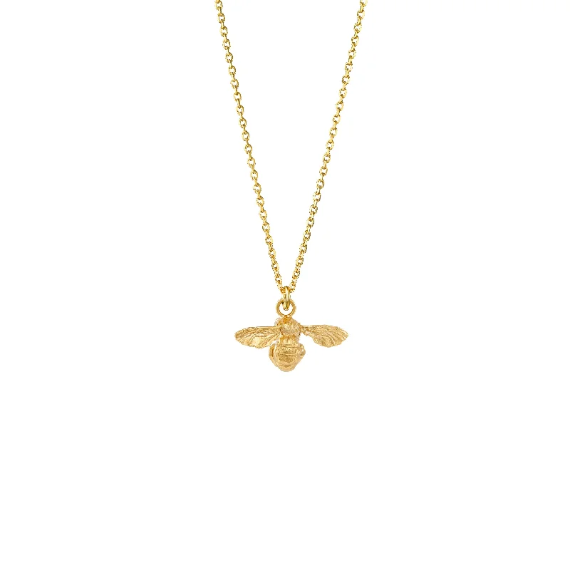 Horseshoe - Pendant Necklaces with Lucky Four - Leaf Clover CharmsHorseshoe - Pendant Necklaces with Lucky Four - Leaf Clover CharmsGold Little Bee Pendant