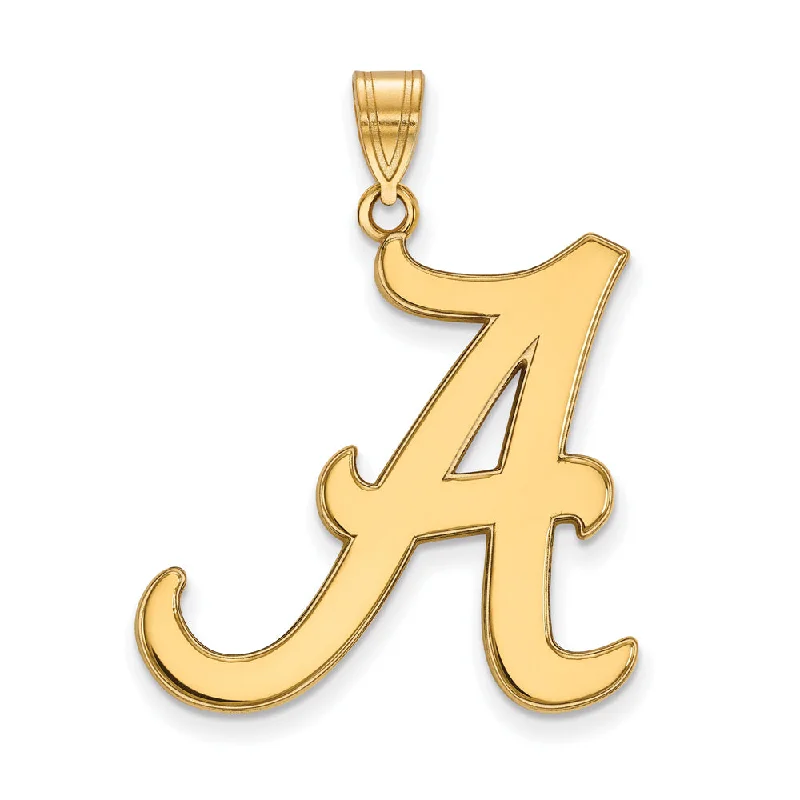 Gold - Plated Pendants with Enameled Floral BouquetsGold - Plated Pendants with Enameled Floral Bouquets14k Gold Plated Silver U. of Alabama XL Initial A Pendant