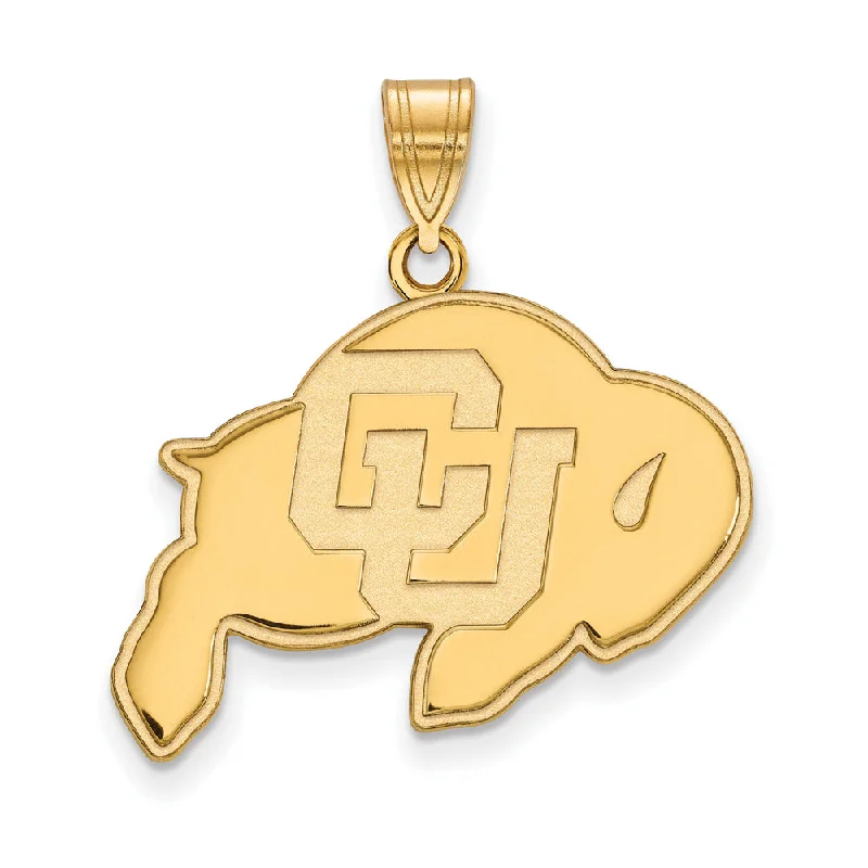 Stainless Steel Pendants with Laser - Etched Motivational QuotesStainless Steel Pendants with Laser - Etched Motivational Quotes14k Yellow Gold U of Colorado Large 'CU' Mascot Pendant