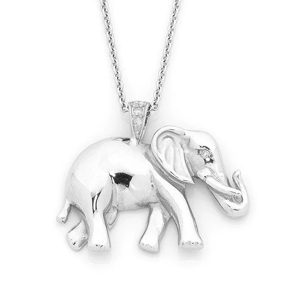 Crescent - Moon Pendant Necklaces with Pearl - Embellished CurvesCrescent - Moon Pendant Necklaces with Pearl - Embellished Curves'Ley Ley Pon' Elephant Pendant   WPP19